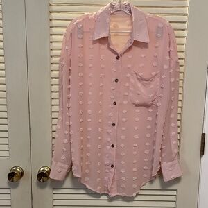 Source Unknown Pink Button Down Shirt